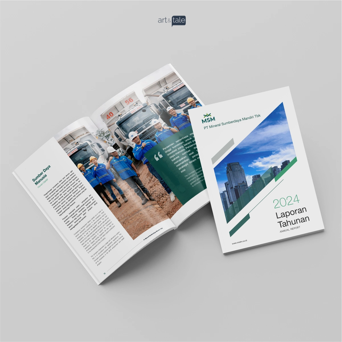 PT Mineral Sumberdaya Mandiri Tbk Annual & Sustainability Report 2024